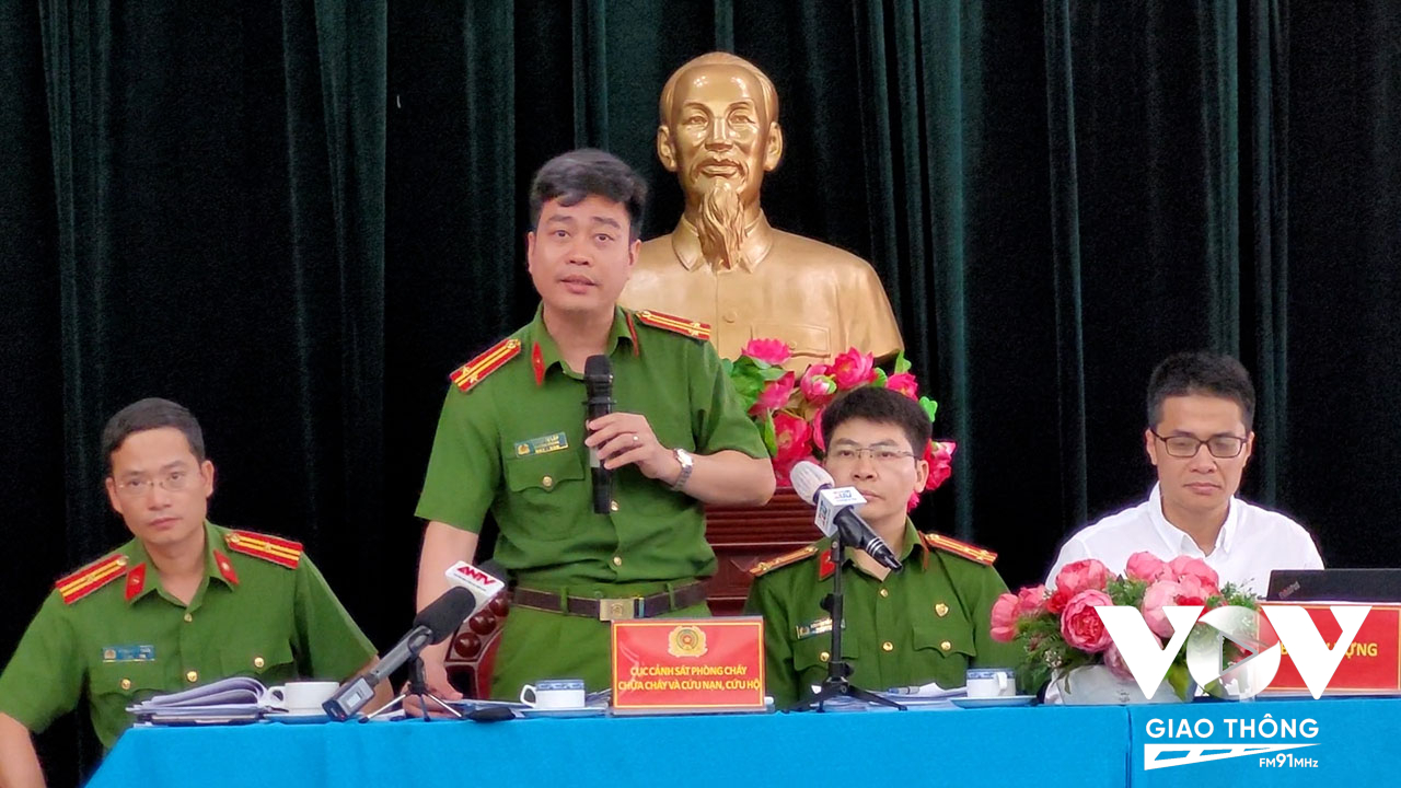 Thiếu tá Đoàn Từ Lập, Trưởng phòng Thẩm duyệt PCCC - Cục Cảnh sát PCCC & Cứu nạn, cứu hộ - Bộ Công an